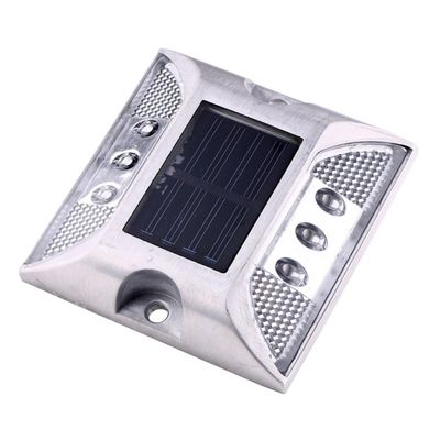 Sicurezza stradale Stud Led Nastro riflettente in alluminio occhio di gatto strada solare Stud Road Cone Sign