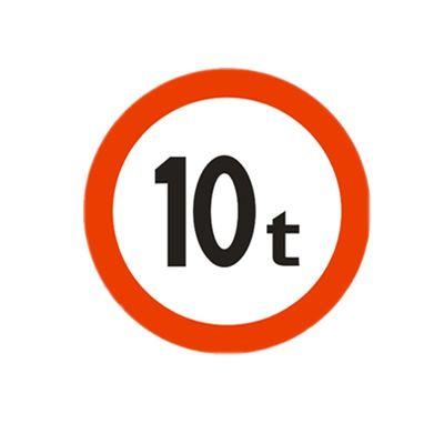 Cartellone di segnale stradale con nastro riflettente da 10 cm a 25 cm per avvertimento sulla sicurezza del traffico