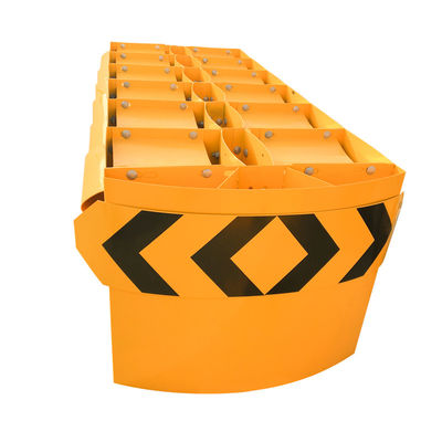 Barriera anti-incidente galvanizzata e rivestita in polvere per la sicurezza del traffico stradale