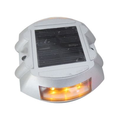 100*100*20mm di alluminio lampeggiante solare LED per incroci pedonali