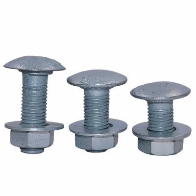 Sicurezza stradale Controllo della folla Stanchion con HDG Round Head Guardrail Splice bullone e dadi