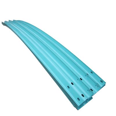 Q235 Q345 Colorato personalizzato Galvanizzato Trave curva Autostrada corrimano per la sicurezza stradale