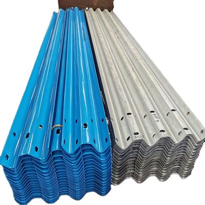 Controllo del traffico esterno Q235 Q345 Acciaio W Beam Highway Guardrail System per personalizzazione