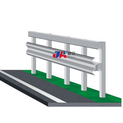 W Beam Highway Guardrail con standard AASHTO M-180 e rivestimento in zinco di 550-600 g/m2