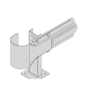 Sicuro per il traffico stradale zinco rivestito 550G / M2 USA standard Highway Guardrail colore personalizzato