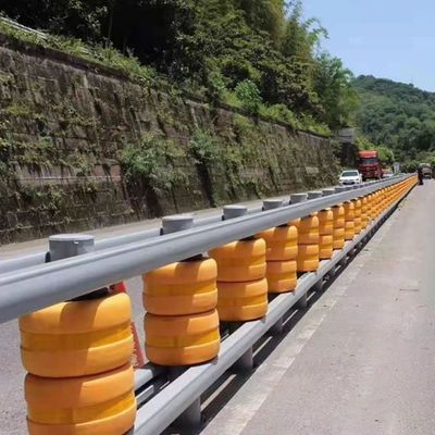 Barriera a rulli anti-incidente in acciaio per la sicurezza del traffico