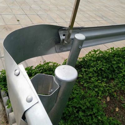 Colonna rotonda con rivestimento in polvere galvanizzata ad alta resistenza per barriere anti-incidente