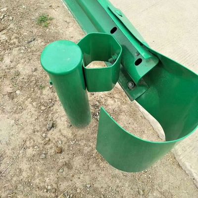 Colonna rotonda con rivestimento in polvere galvanizzata ad alta resistenza per barriere anti-incidente