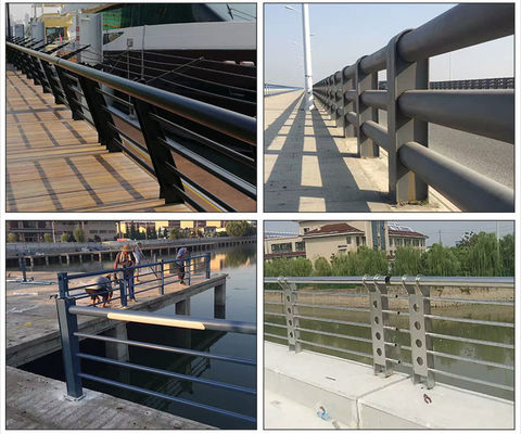 Ristrada di protezione del ponte composito in acciaio inossidabile ad alta resistenza
