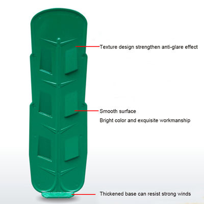 Light Stop Design FRP Guardrail Anti Glare Panel per una guida sicura sulla sicurezza stradale