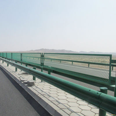 Fence di rete di filo metallico appiattito per strada anti-abbagliamento ponte anti-abbagliamento
