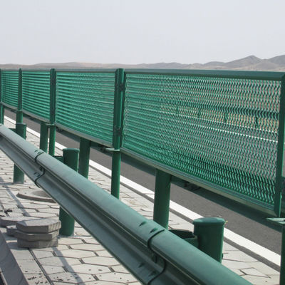 Fence di rete di filo metallico appiattito per strada anti-abbagliamento ponte anti-abbagliamento