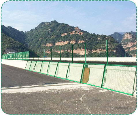 Fence di rete di filo metallico appiattito per strada anti-abbagliamento ponte anti-abbagliamento