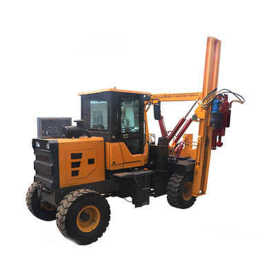 Macchina di guida per pile di protezione stradale ISO con guida per pile a pressione idraulica