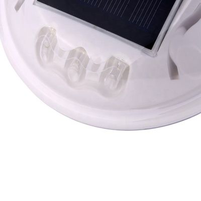 LED Cat Eye Round Solar Road Stud in blu con nastro riflettente ad alta intensità e PVC