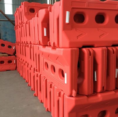 Sicurezza esterna Barriera di plastica per la sicurezza stradale personalizzata Riempita di acqua