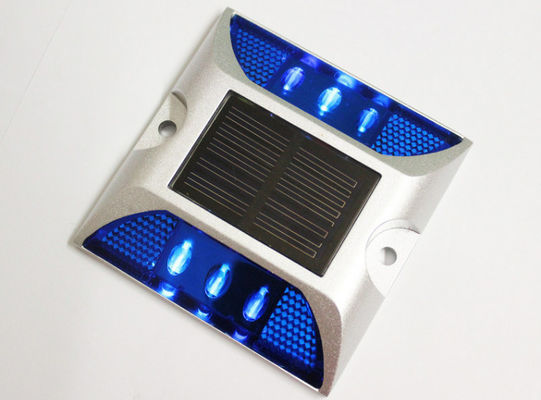 Sicurezza stradale Stud Led Nastro riflettente in alluminio occhio di gatto strada solare Stud Road Cone Sign