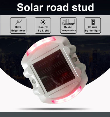 Progettazione di riflettore a LED a carica solare per avvertimento stradale in rosso blu giallo bianco verde