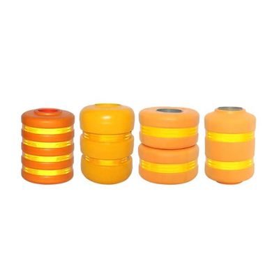 Barriera a rulli per la sicurezza stradale con materiale ad alto contenuto di poliuretano e materiale EVA/PU