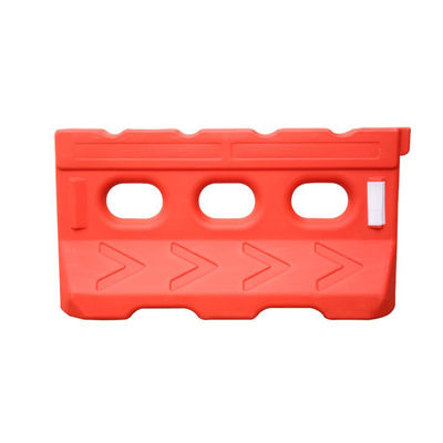 Sito di costruzione Barriera stradale in plastica Barriera riempita d'acqua su misura