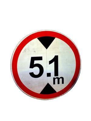 Segnali stradali per il turismo foglio riflettente con altezza di 50 cm e design personalizzato