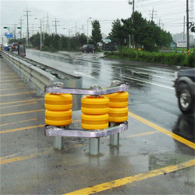 Giallo TL3 Doppio rulli secchi strada Anticollisione Sicurezza autostrada EVA barili corrimano