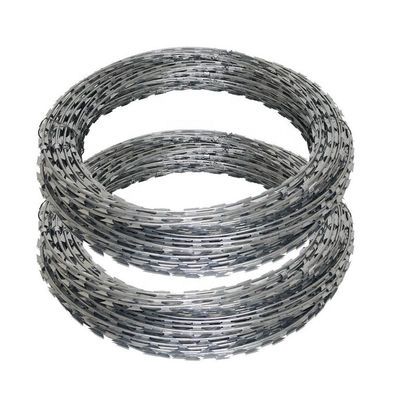 Rollo di filo spinato in acciaio inossidabile galvanizzato personalizzato personalizzato