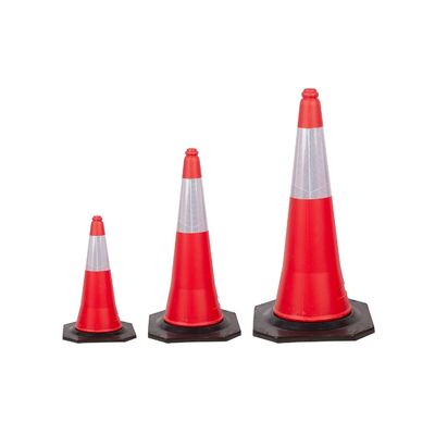 Alta visibilità Coni di traffico stradale in PVC arancione Per le precauzioni di sicurezza stradale
