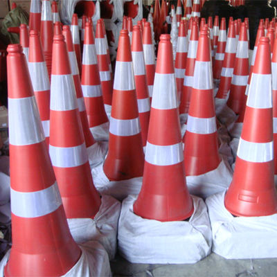 Alta visibilità Coni di traffico stradale in PVC arancione Per le precauzioni di sicurezza stradale