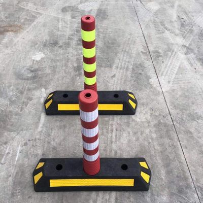 Base di gomma ad alta visibilità PE Plastica Traffico conico Traffico con materiale durevole