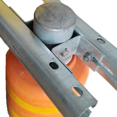 Barriera a rulli per corrimano stradale con doppia canna in acciaio Q235 e certificato ISO