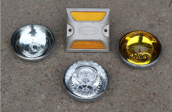 LED rosso Cat Eye Road Stud Reflective Aluminium per la sicurezza stradale