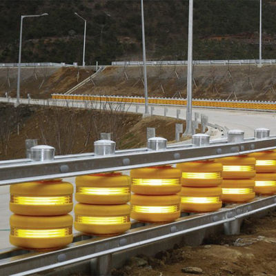 Barriera a rulli per corrimano stradale con doppia canna in acciaio Q235 e certificato ISO