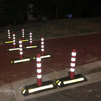 Coni stradali riflettenti in gomma Coni di gestione del traffico ad alta visibilità