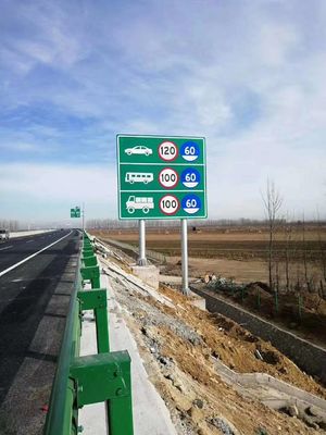 Tavola di segnale stradale in acciaio galvanizzato con materiale riflettente