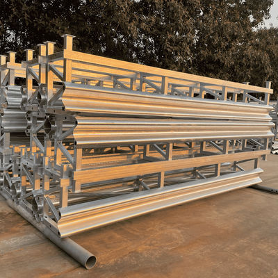 Barriere per i cuscini di impatto per la sicurezza stradale con rivestimento in polvere zincata