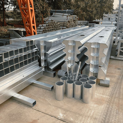 Barriere per i cuscini di impatto per la sicurezza stradale con rivestimento in polvere zincata