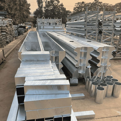 Barriere per i cuscini di impatto per la sicurezza stradale con rivestimento in polvere zincata
