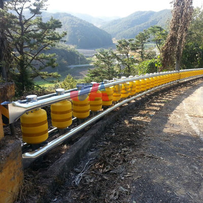 Sicurezza stradale Barriere rotative EVA gialle Barriere anti-corrosione con standard