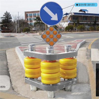 Q235 Q345 EVA Barriera di sicurezza rotabile per la sicurezza stradale in ISO Highway Rotary Guardrail
