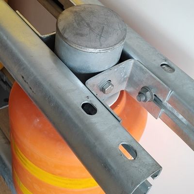 ISO9001 2008 Sicurezza stradale certificata EVA Barili rotanti Barriere rotanti