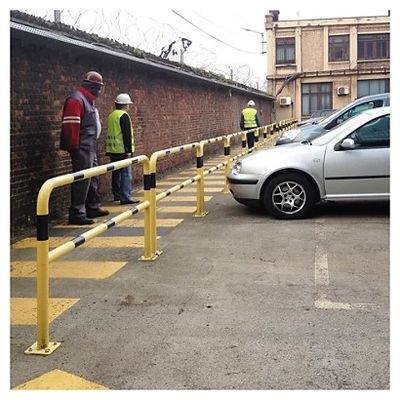 Proteggenti per colonne di barriera di collisione per la sicurezza stradale certificati CE gialli