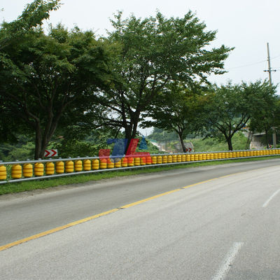 Risparmiare volume di traffico stradale barriere a rulli di sicurezza guardrail in un design personalizzato