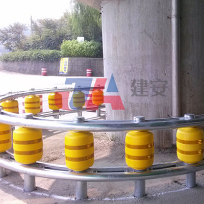 Risparmiare volume di traffico stradale barriere a rulli di sicurezza guardrail in un design personalizzato