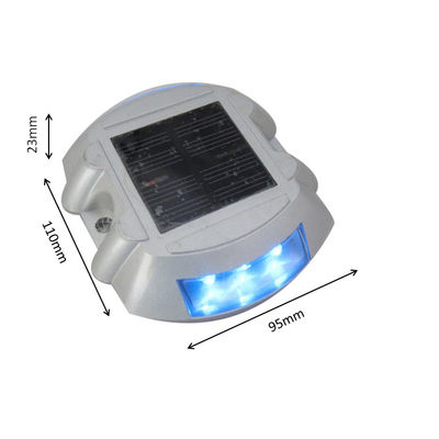 LED luce solare lampeggiante vetro Road Stud in sicurezza stradale con marcatore stradale