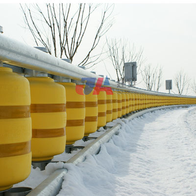 Barriera di sicurezza a rulli zincata a caldo per guardrail autostradale con barriera a rulli di sicurezza OEM