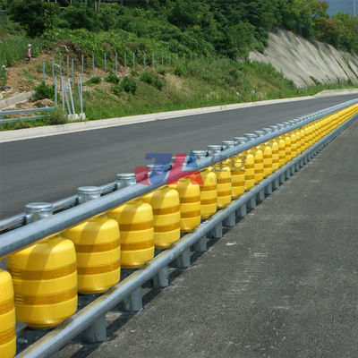 Barriera di sicurezza a rulli zincata a caldo per guardrail autostradale con barriera a rulli di sicurezza OEM