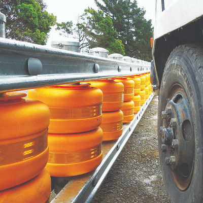 Guardia anti-colisione a rulli rotanti per Q235 Q345 EVA Guardia stradale