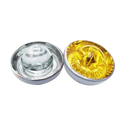 Vetro di alluminio Road Stud Cat Eye In Road Safety Con Giallo colore LED