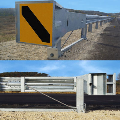 Barriera retta di sicurezza stradale Galvanizzato W-Beam e Thrie-Beam per la guardia stradale